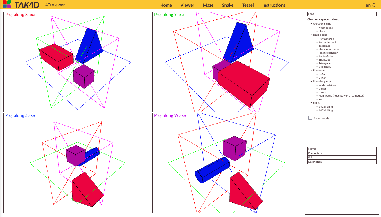 4D 4 dimensions TAK4D